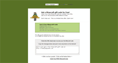 Desktop Screenshot of freemojangcodes.com